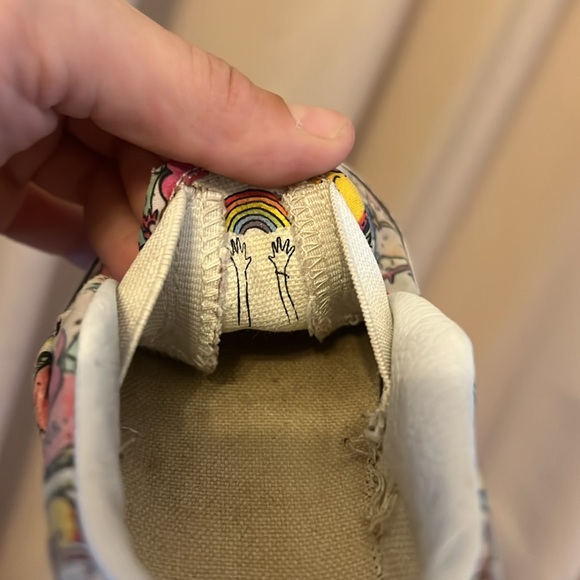 Vans toddler size 9.5 slip ons with monster cartoons - Picture 9 of 10